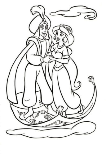 170+ Jasmine Coloring Pages 150