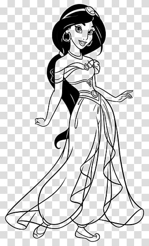 170+ Jasmine Coloring Pages 153