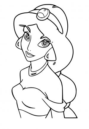 170+ Jasmine Coloring Pages 155