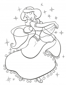 170+ Jasmine Coloring Pages 172