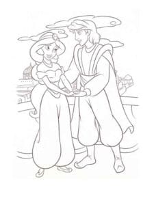 170+ Jasmine Coloring Pages 173