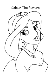 170+ Jasmine Coloring Pages 176