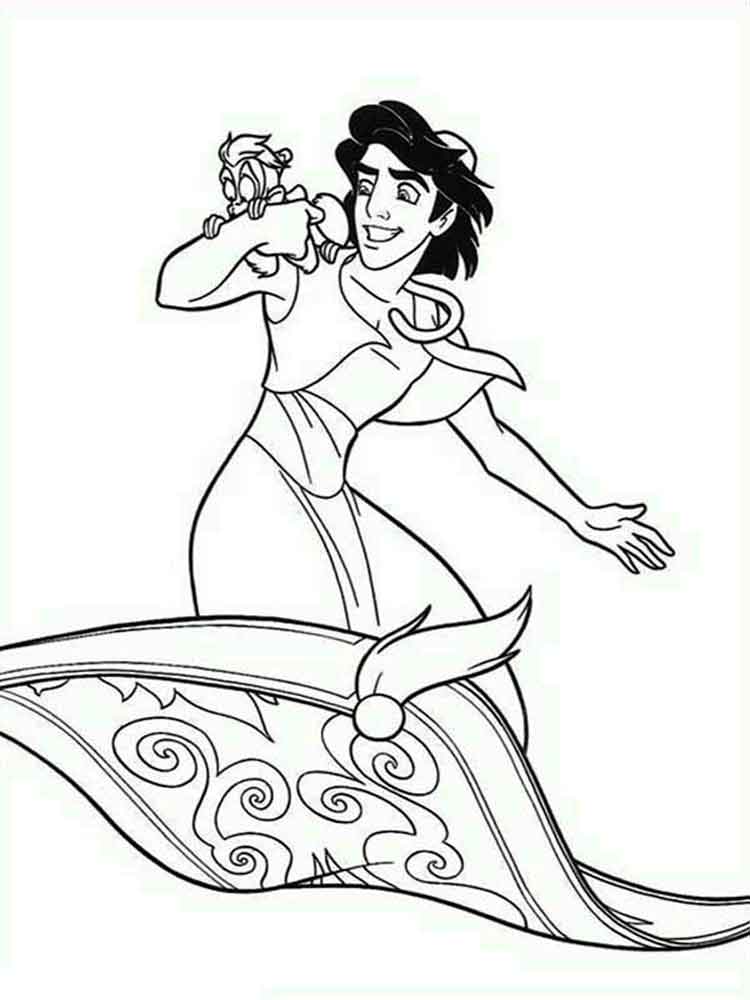 170+ Jasmine Coloring Pages 55