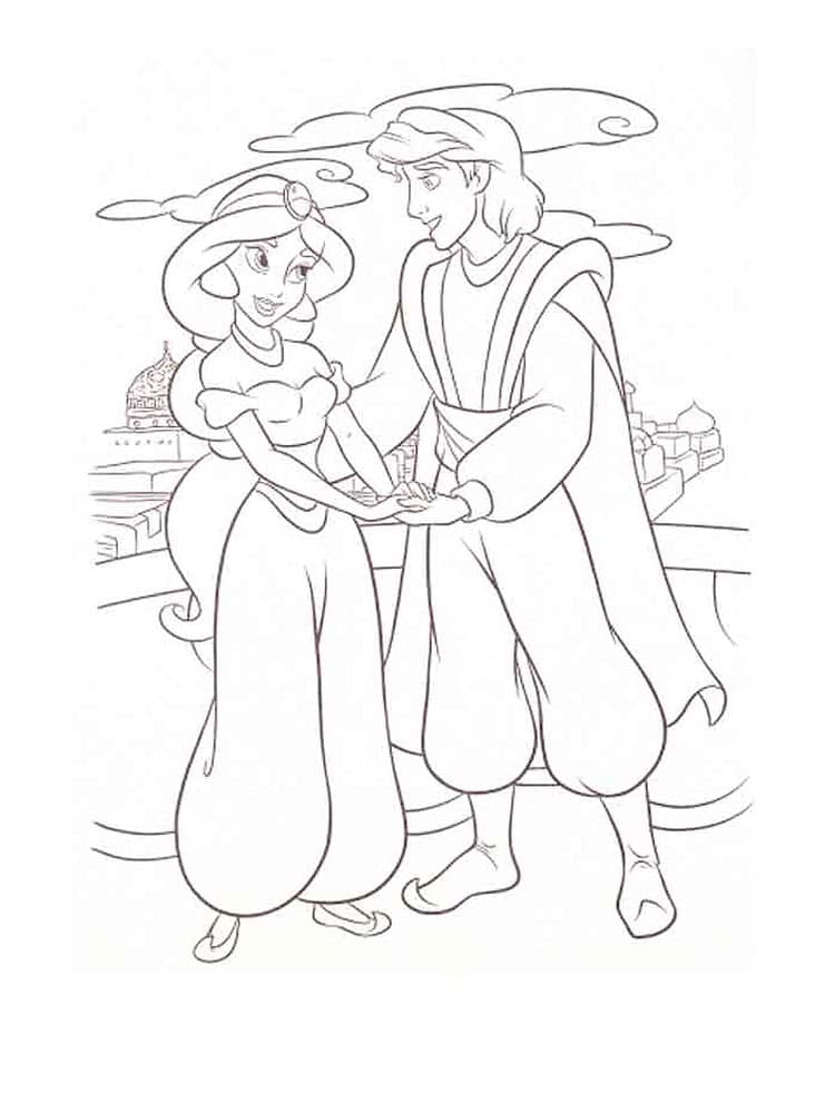 170+ Jasmine Coloring Pages 56