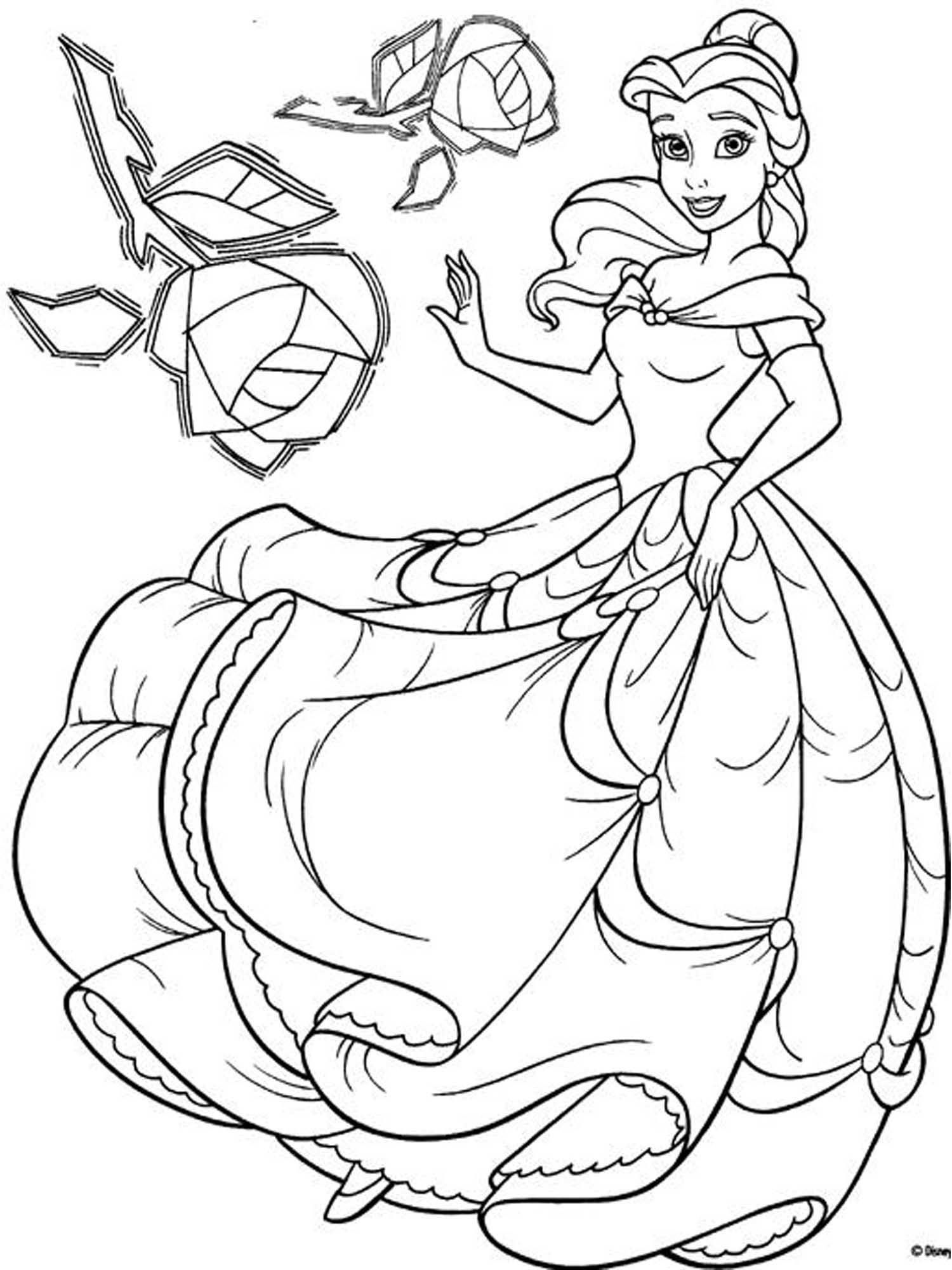 170+ Jasmine Coloring Pages 63