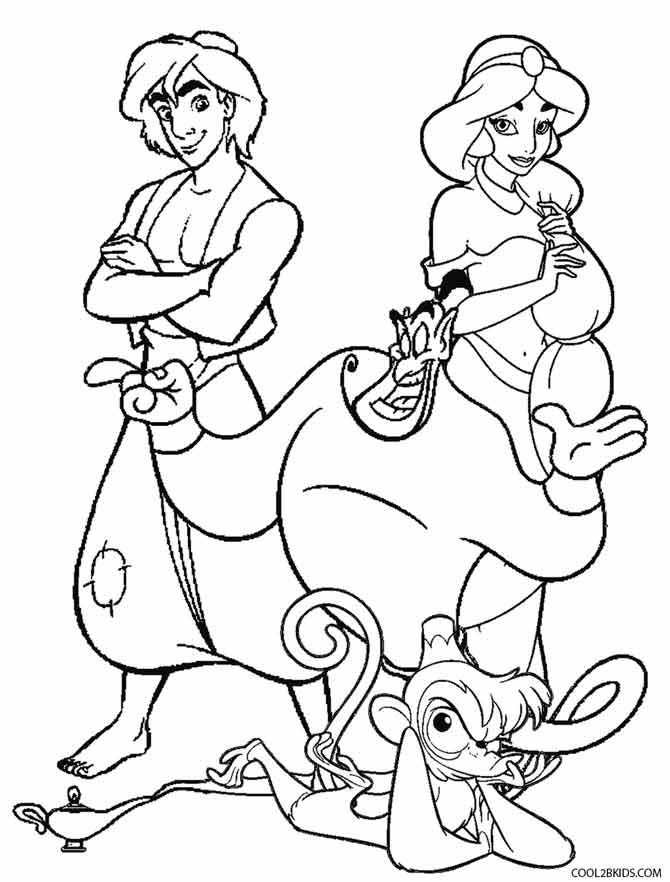 170+ Jasmine Coloring Pages 88