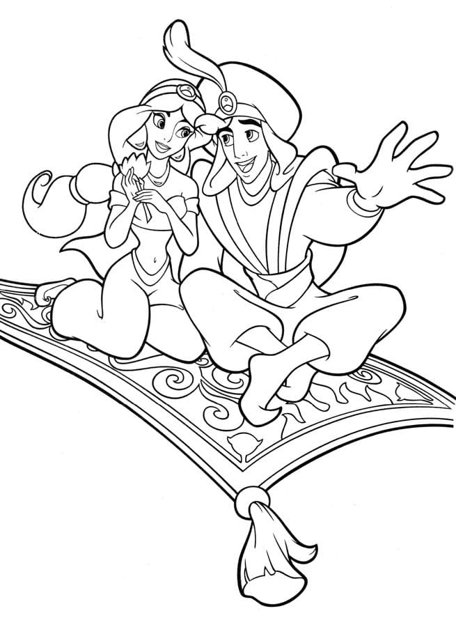 170+ Jasmine Coloring Pages 89