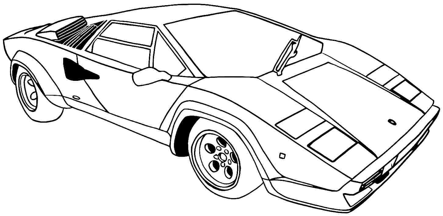 180+ Cars Coloring Pages 102