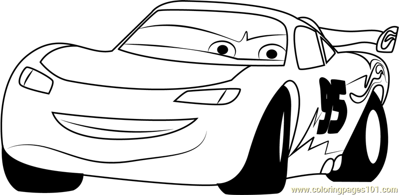 180+ Cars Coloring Pages 105