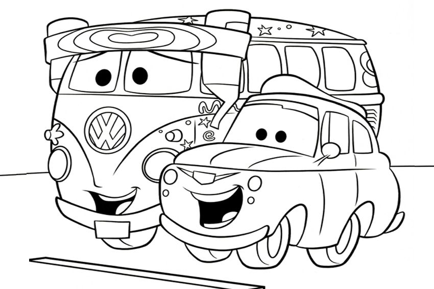 180+ Cars Coloring Pages 109