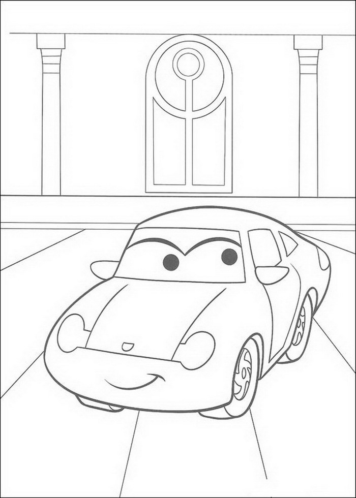 180+ Cars Coloring Pages 111