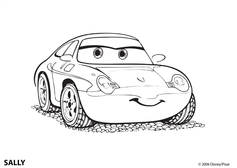 180+ Cars Coloring Pages 112