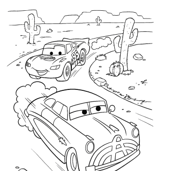 180+ Cars Coloring Pages 113