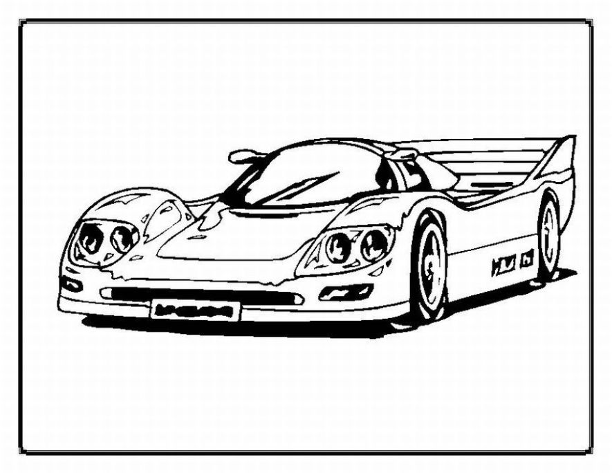 180+ Cars Coloring Pages 134