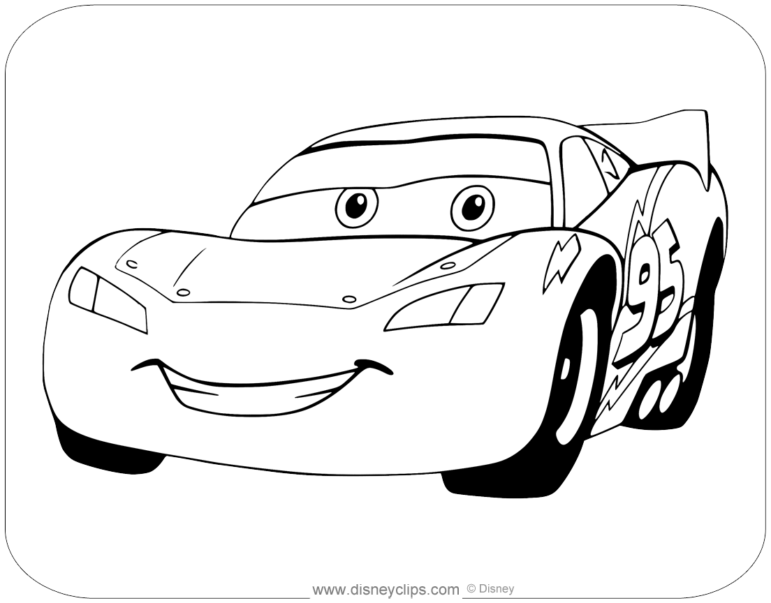 180+ Cars Coloring Pages 137