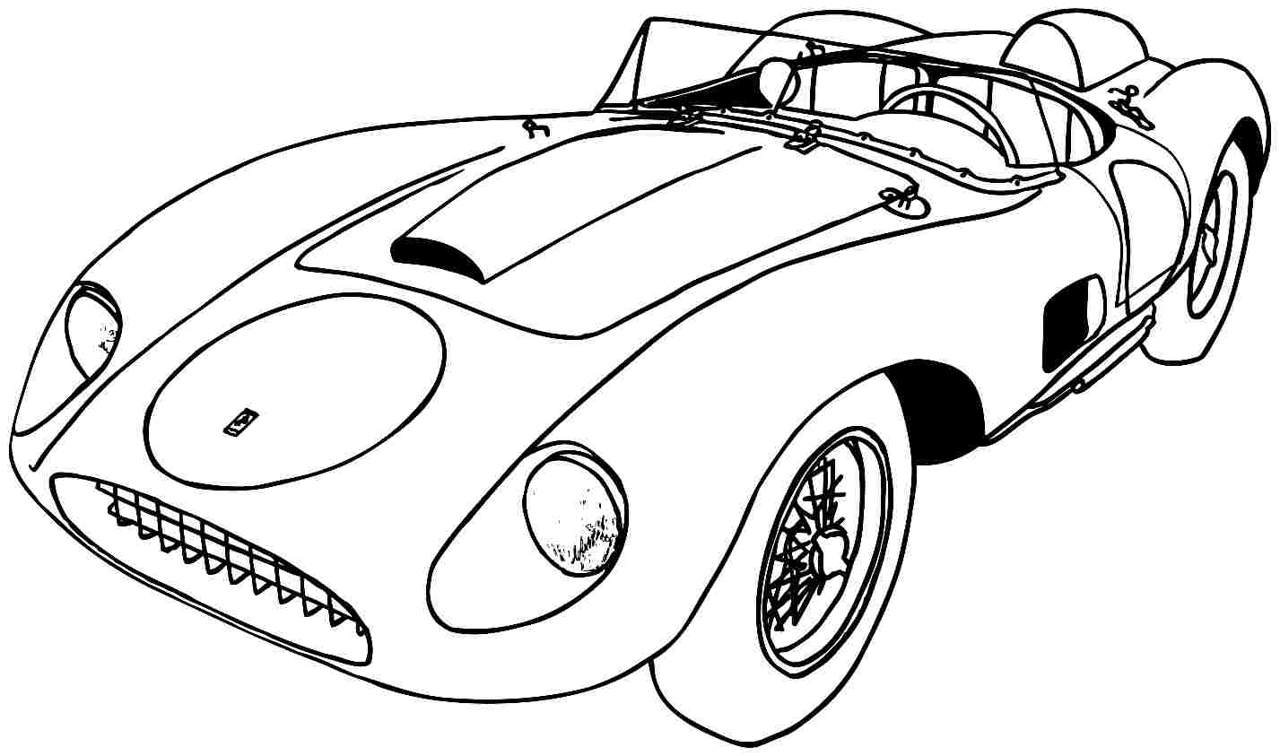 180+ Cars Coloring Pages 140