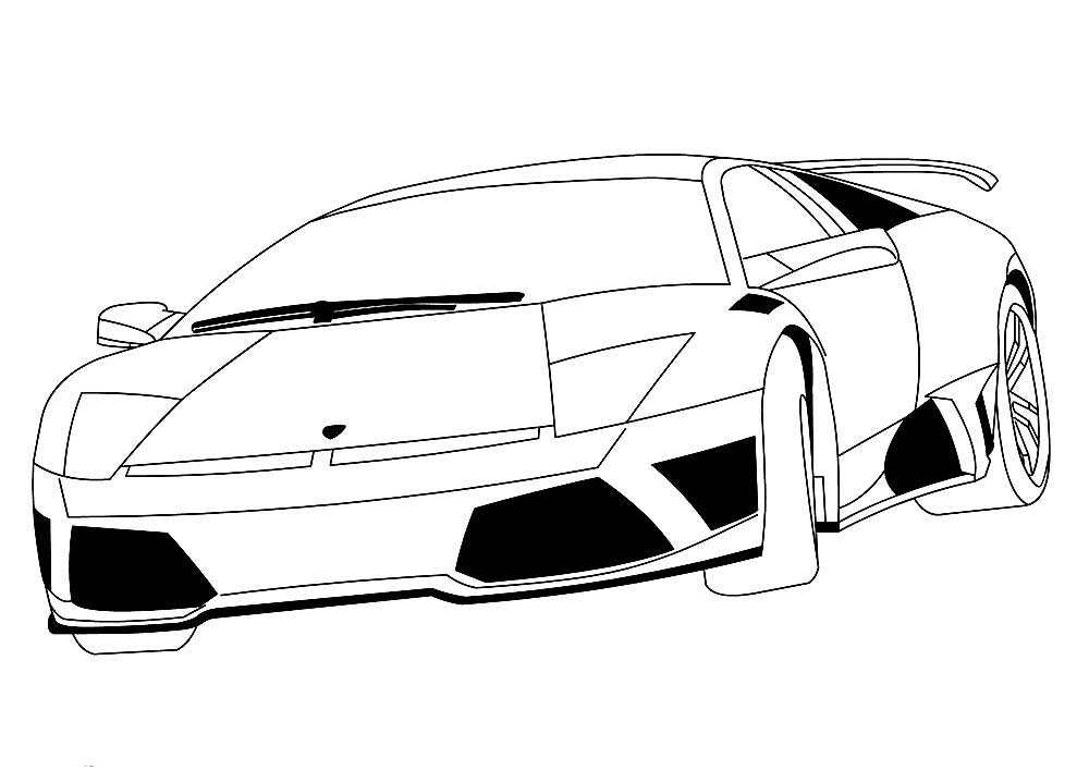 180+ Cars Coloring Pages 147