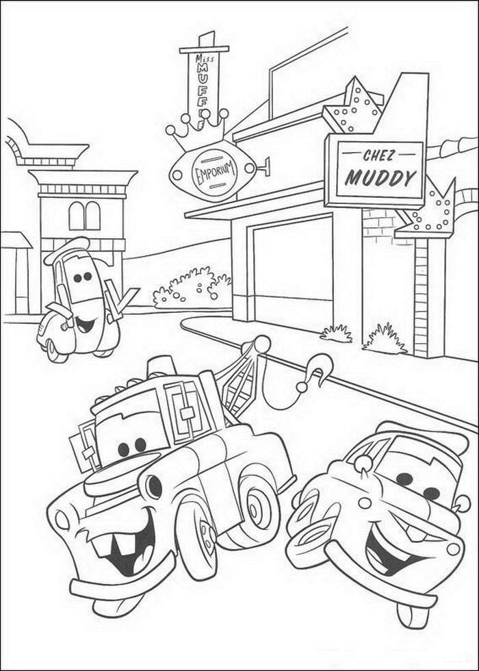 180+ Cars Coloring Pages 148