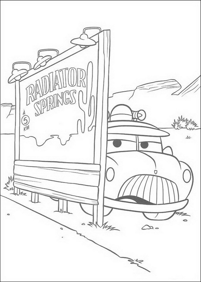 180+ Cars Coloring Pages 150