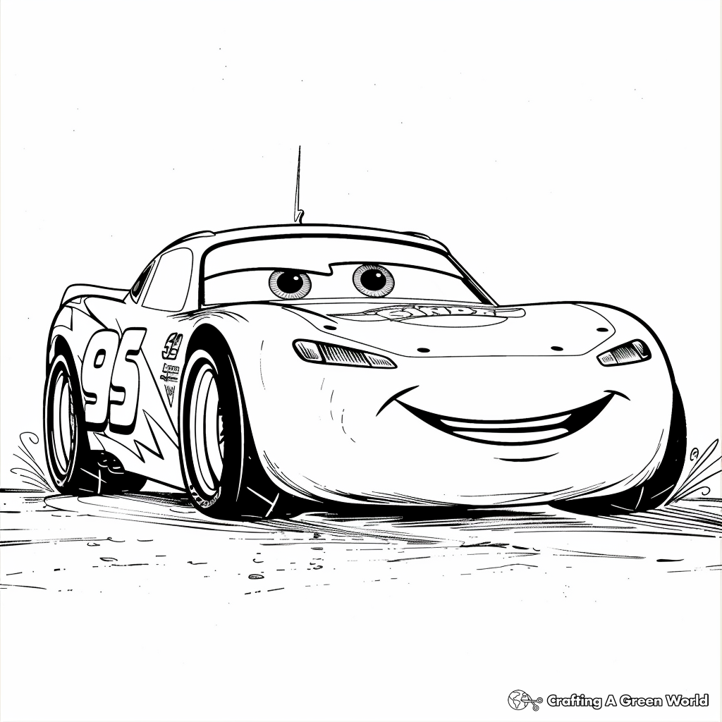 180+ Cars Coloring Pages 176