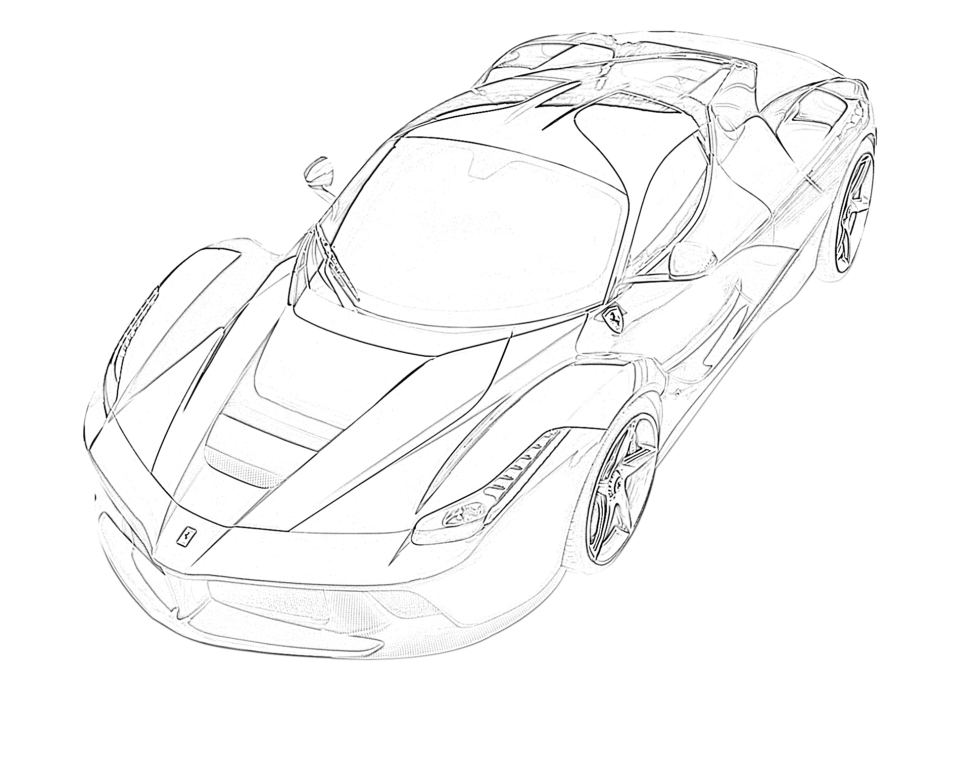 180+ Cars Coloring Pages 40