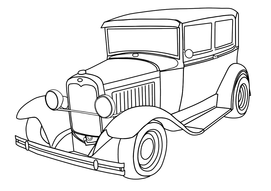 180+ Cars Coloring Pages 49