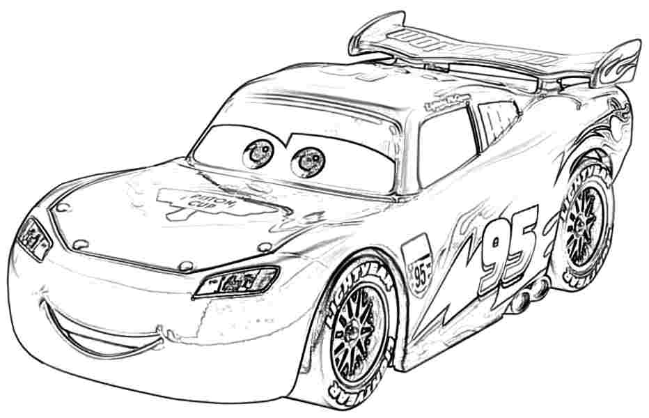 180+ Cars Coloring Pages 51