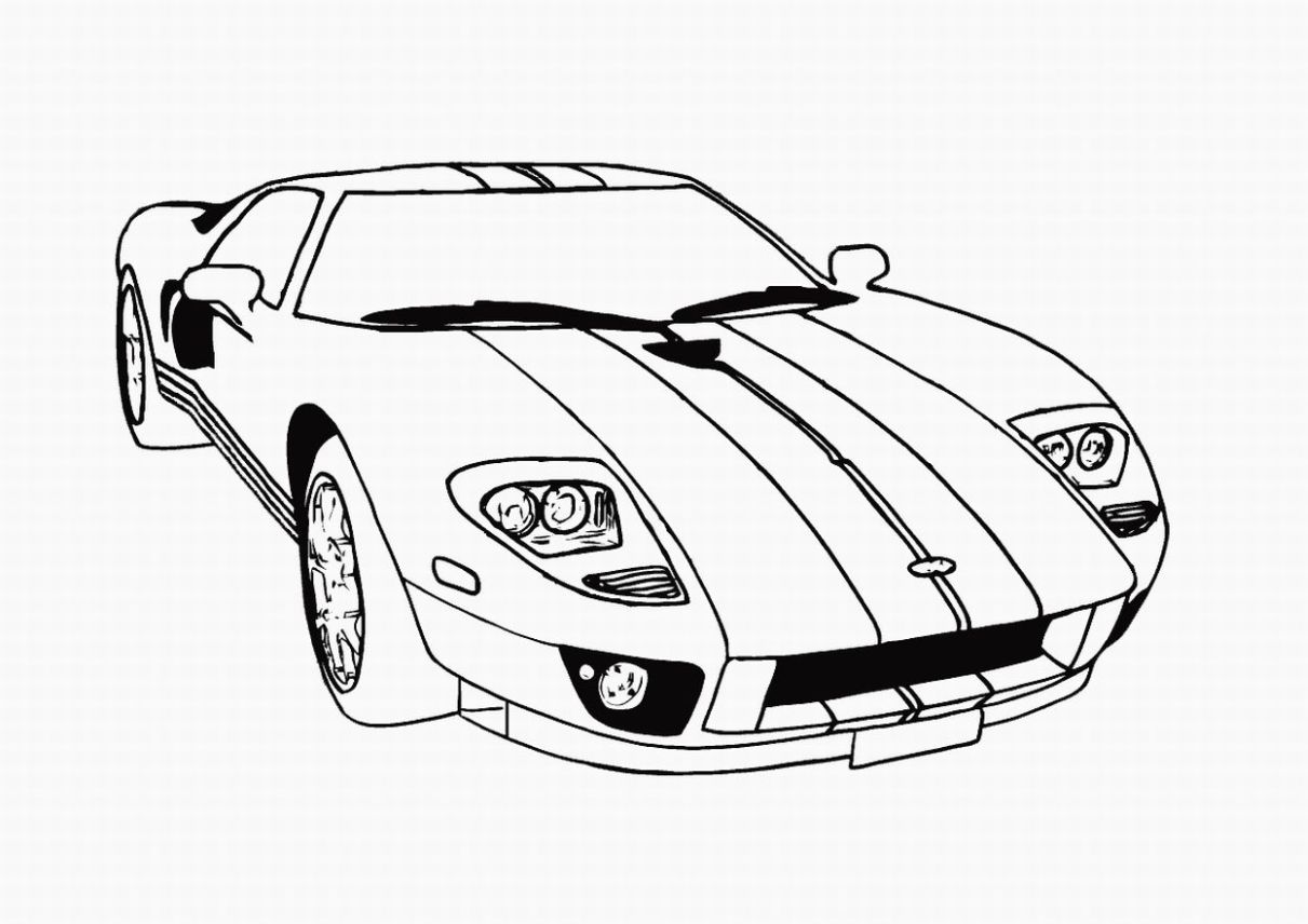 180+ Cars Coloring Pages 53