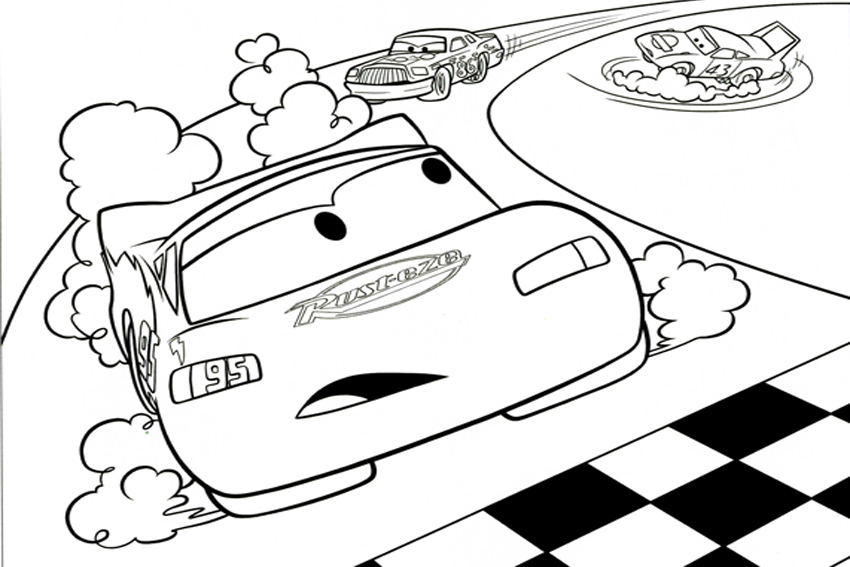 180+ Cars Coloring Pages 60