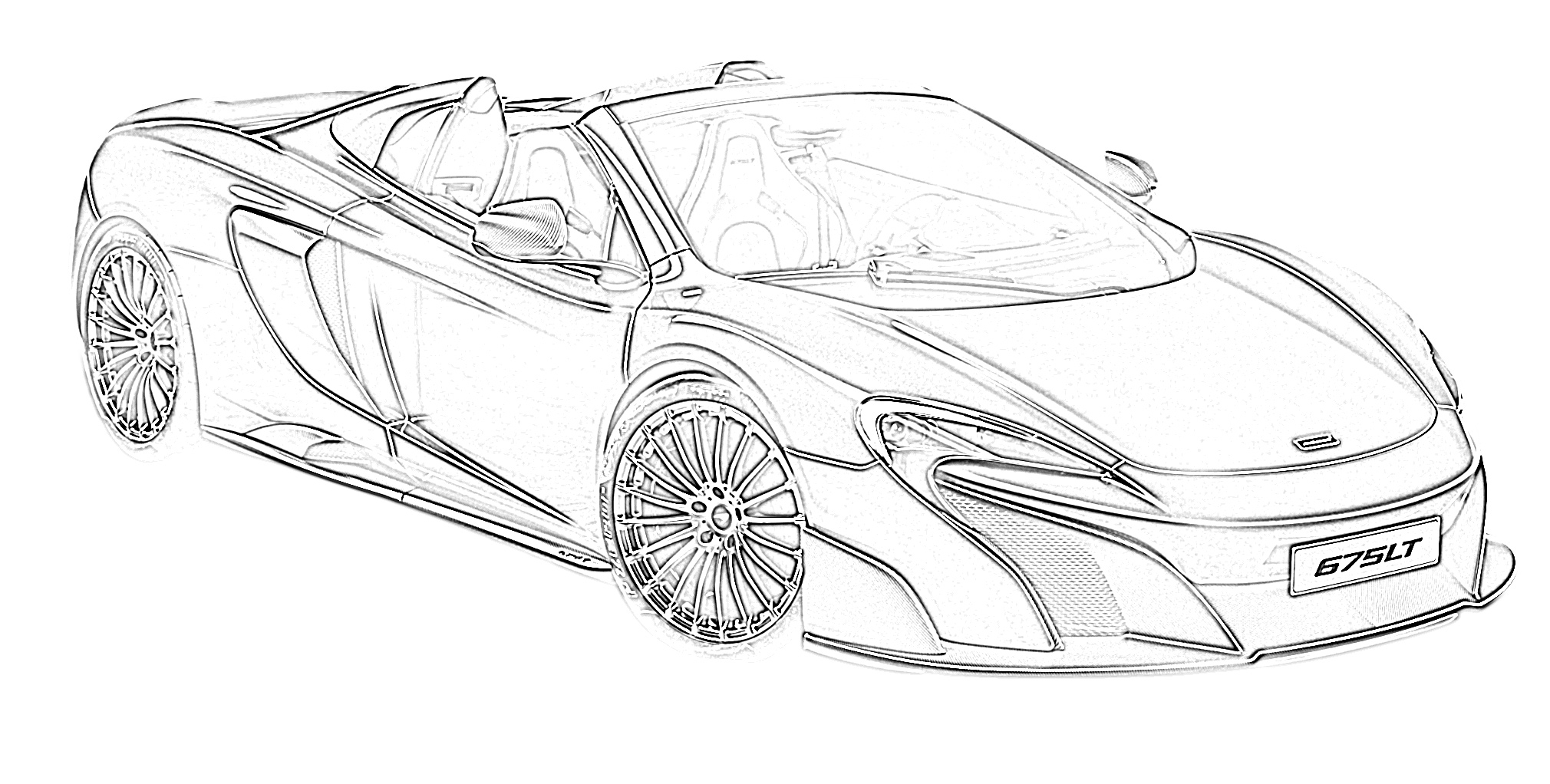 180+ Cars Coloring Pages 61