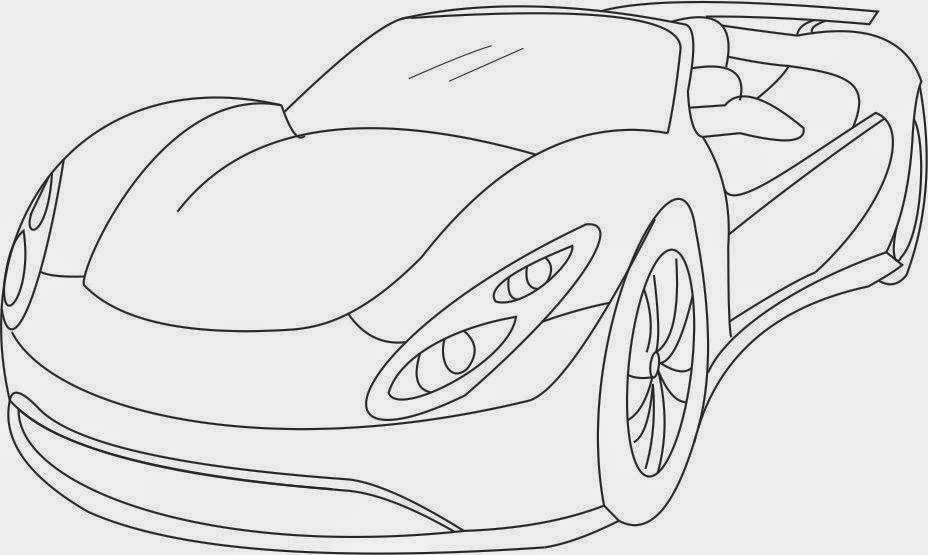 180+ Cars Coloring Pages 70