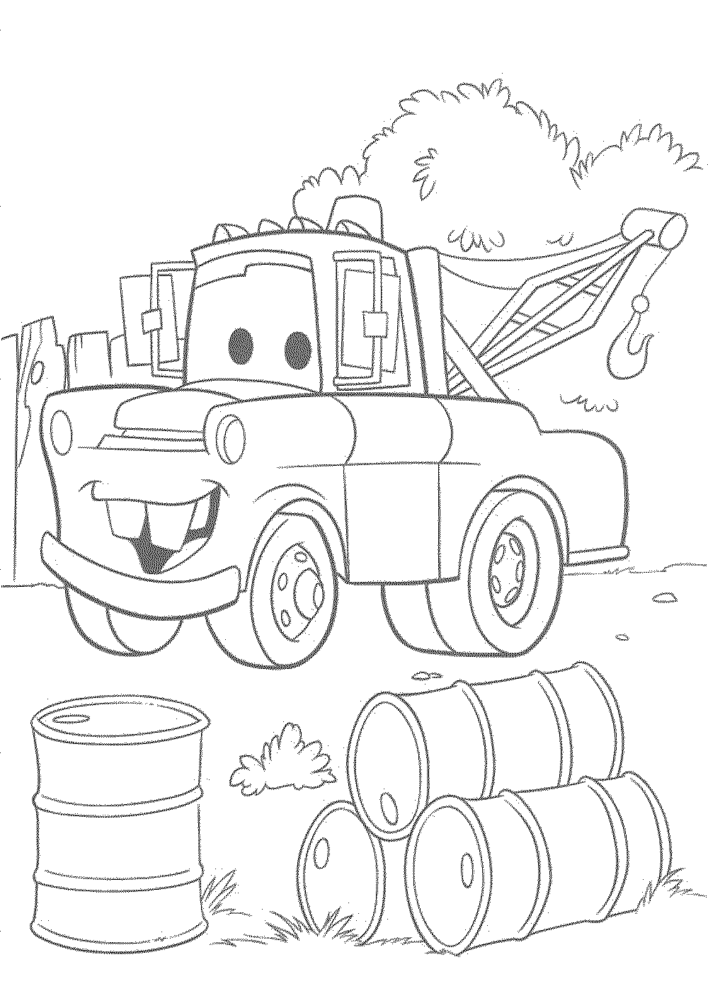 180+ Cars Coloring Pages 72