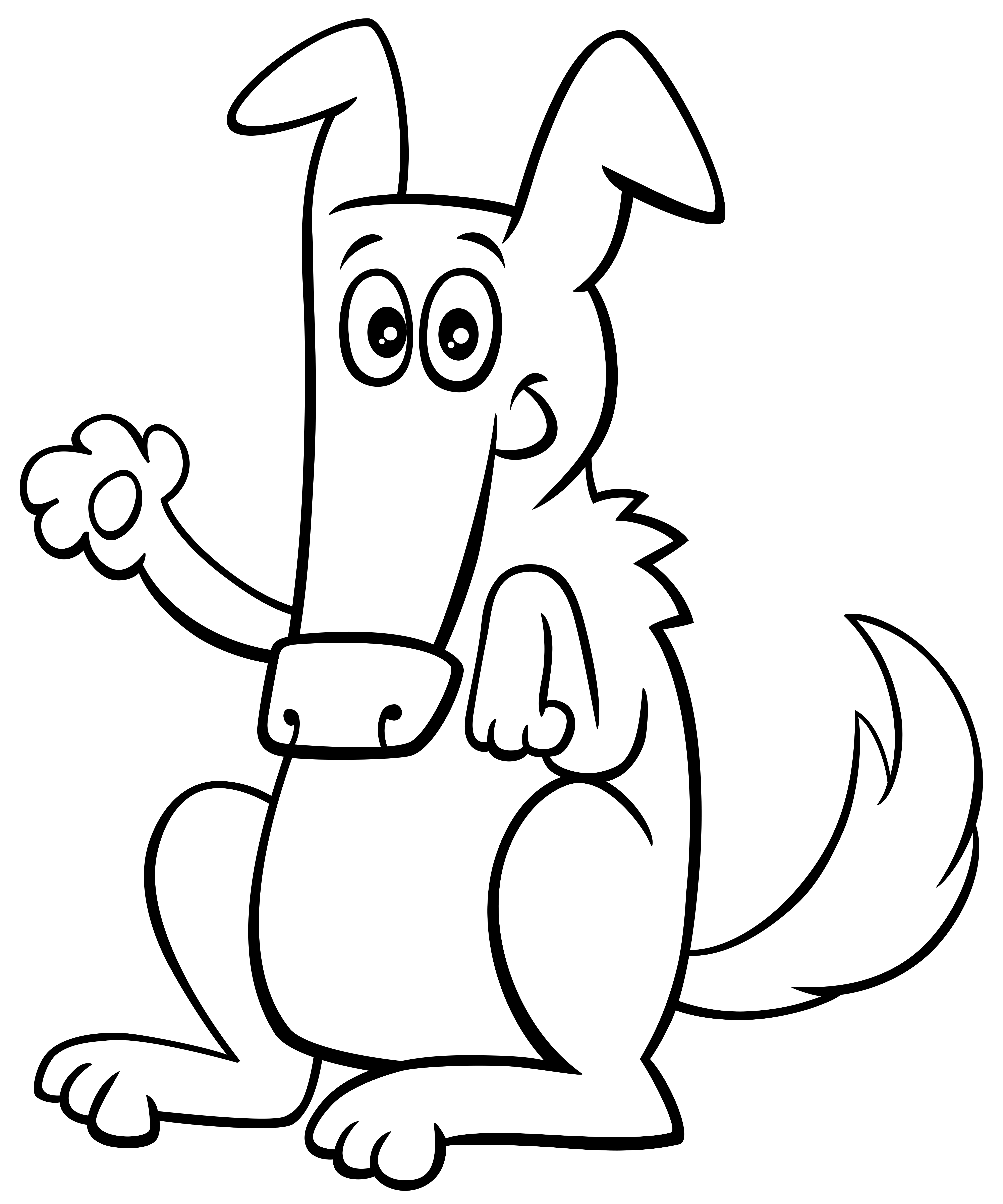 200+ Cute Dog Coloring Pages 1