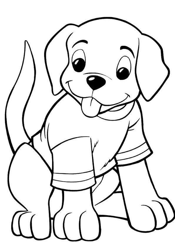 200+ Cute Dog Coloring Pages 112