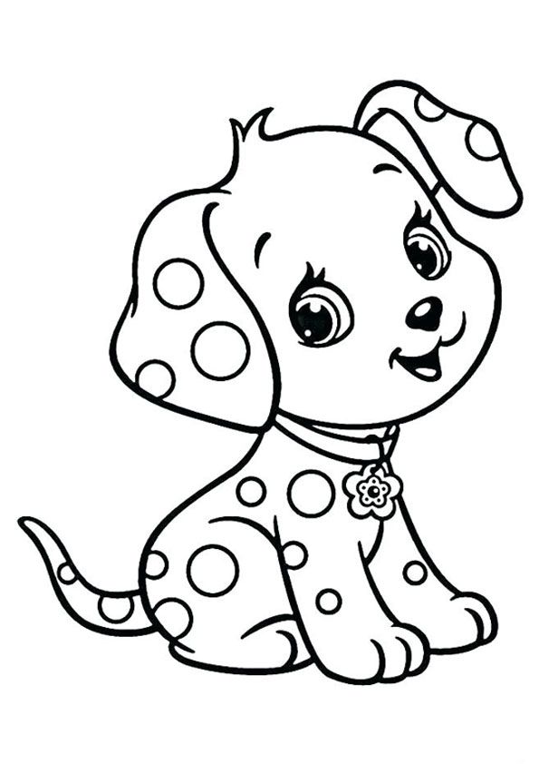 200+ Cute Dog Coloring Pages 114