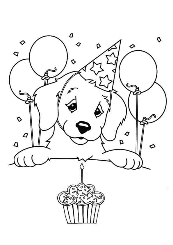 200+ Cute Dog Coloring Pages 115