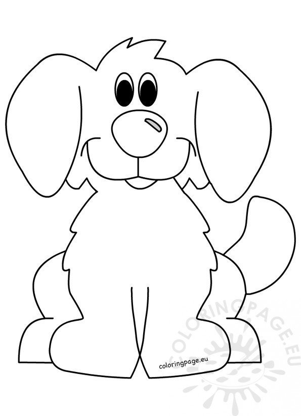 200+ Cute Dog Coloring Pages 116