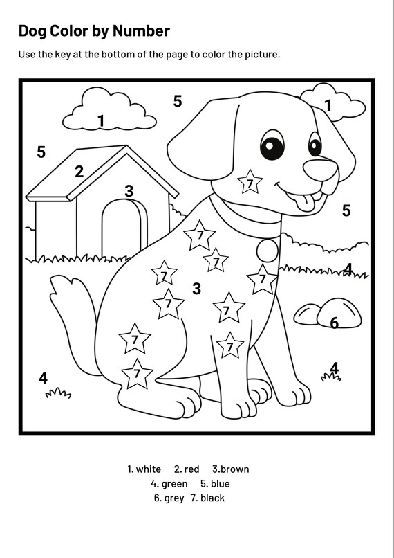 200+ Cute Dog Coloring Pages 126