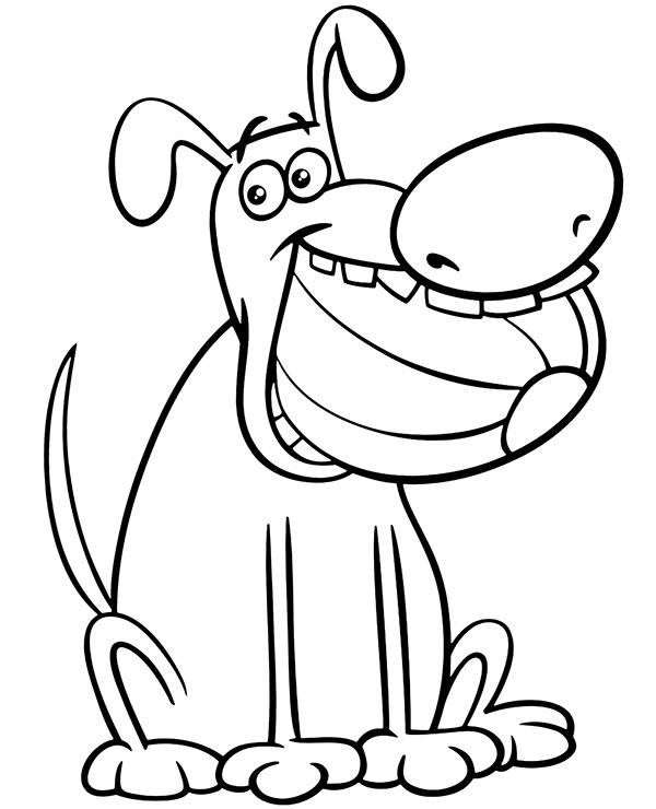 200+ Cute Dog Coloring Pages 130