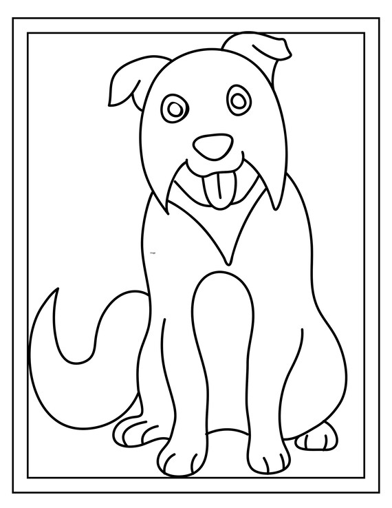 200+ Cute Dog Coloring Pages 137