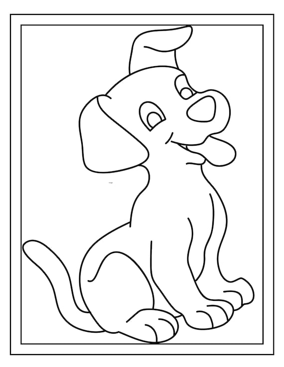 200+ Cute Dog Coloring Pages 141