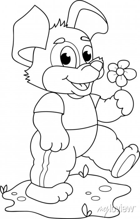 200+ Cute Dog Coloring Pages 160