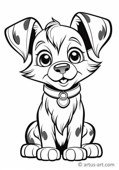 200+ Cute Dog Coloring Pages 181