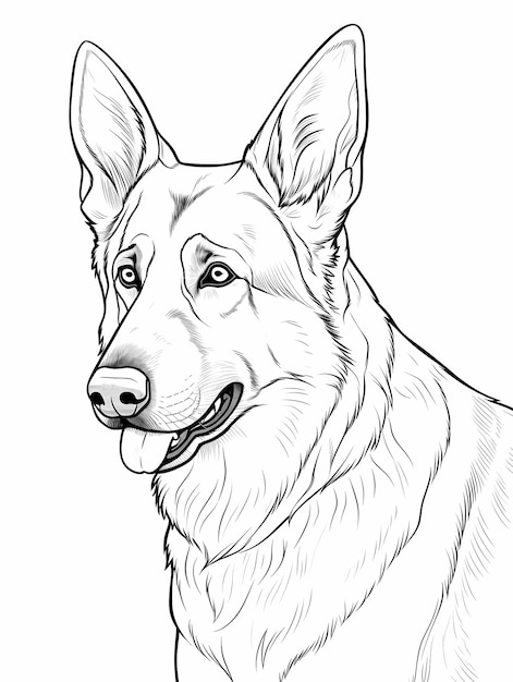 200+ Cute Dog Coloring Pages 182