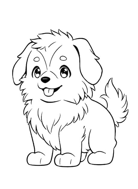 200+ Cute Dog Coloring Pages 183