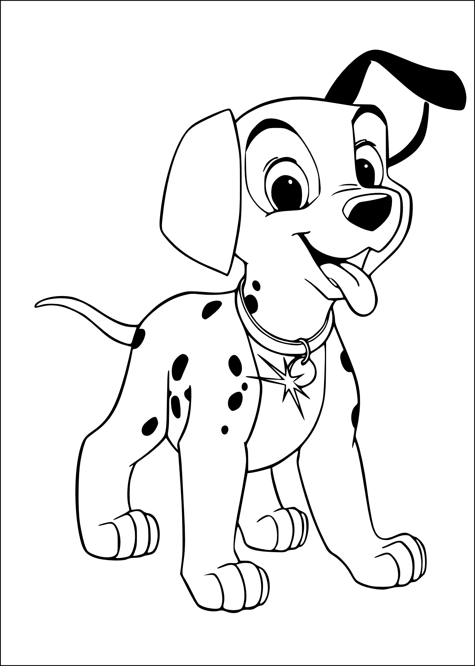 200+ Cute Dog Coloring Pages 6