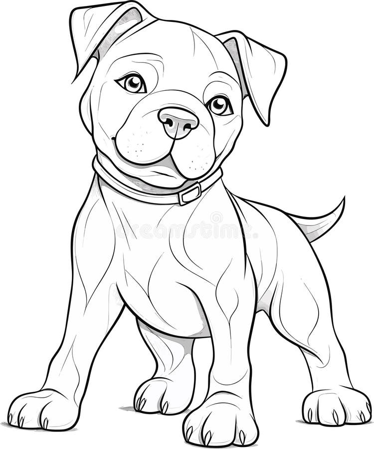 200+ Cute Dog Coloring Pages 71