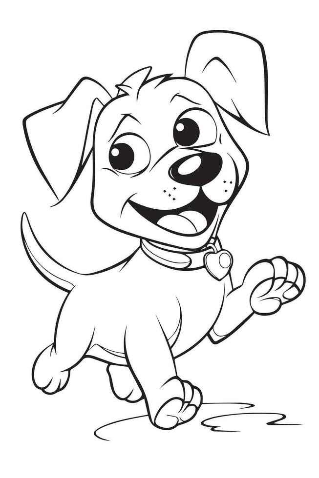 200+ Cute Dog Coloring Pages 84