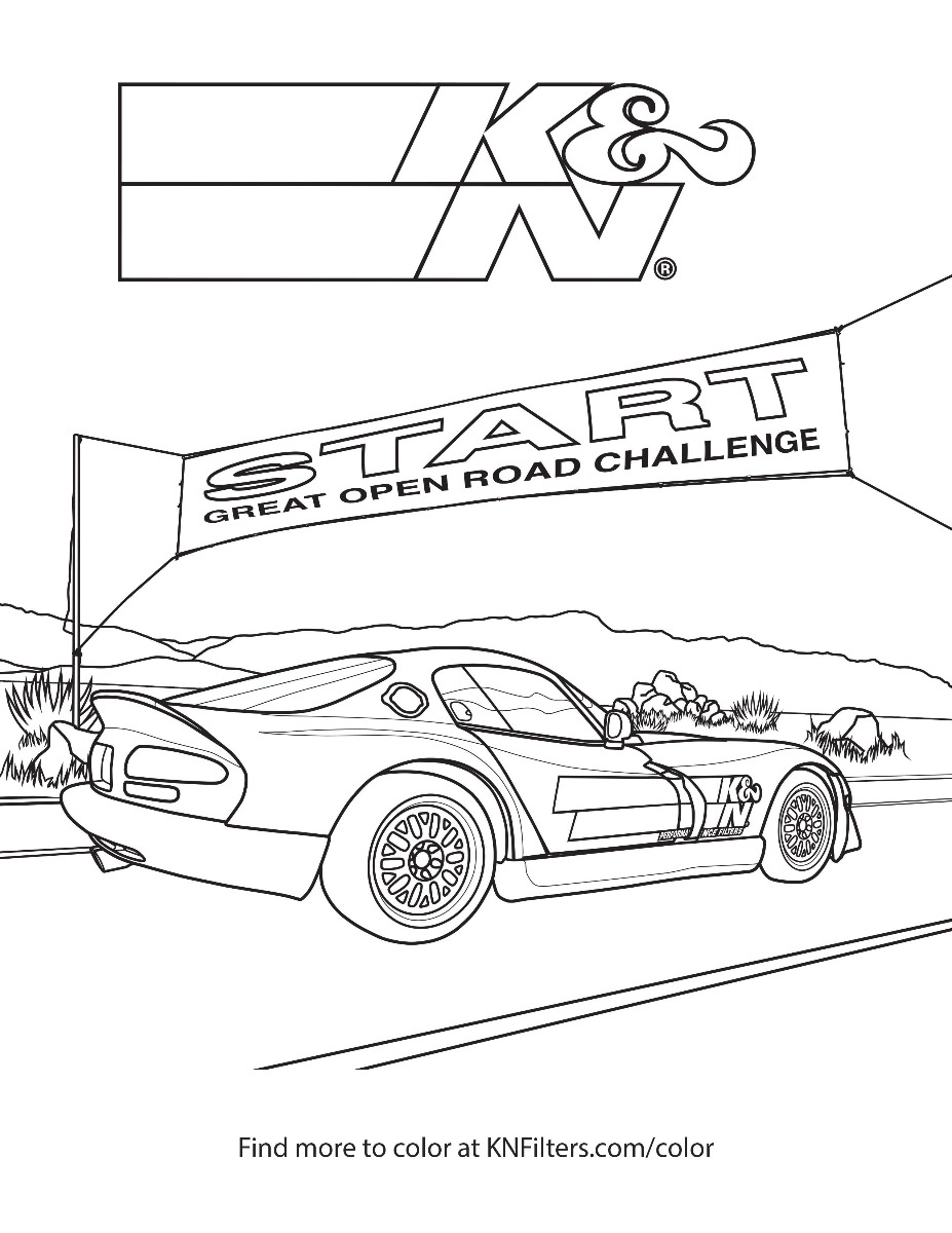 200+ Racecar Color Page Ideas: Zoom into Creativity 37