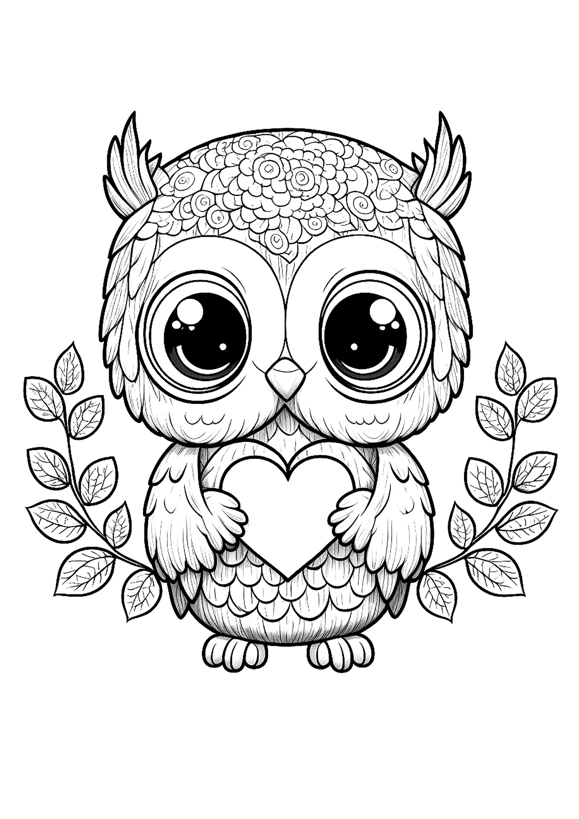 80+ Owl Coloring Pages: Wise and Wonderful 18